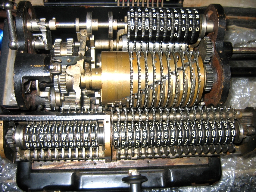 Tiger Japanese Mechanical Calculator Internal Mechanism